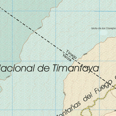 Lanzarote Tour & Trail Map South West map sheet Preview 3