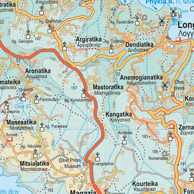 Paxos Antipaxos Tour & Trail Map Preview 3