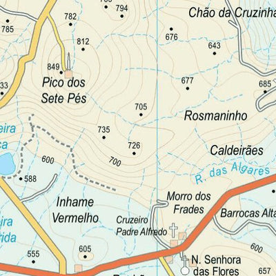 Azores Flores Tour & Trail Map Preview 2