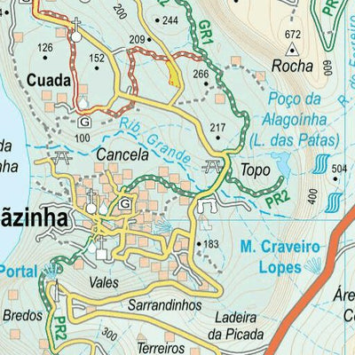 Azores Flores Tour & Trail Map Preview 3