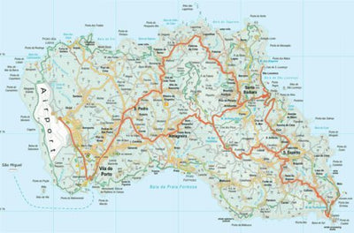 Azores Santa Maria Tour & Trail Map Preview 1
