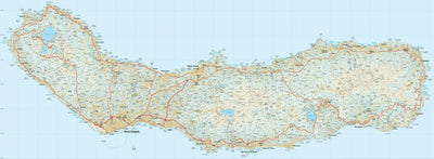 Azores Sao Miguel Tour & Trail Map Preview 1
