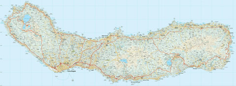 Azores Sao Miguel Tour & Trail Map Preview 1