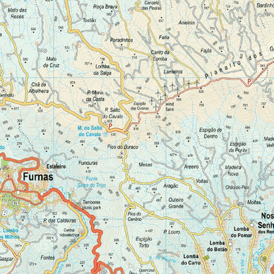 Azores Sao Miguel Tour & Trail Map Preview 3