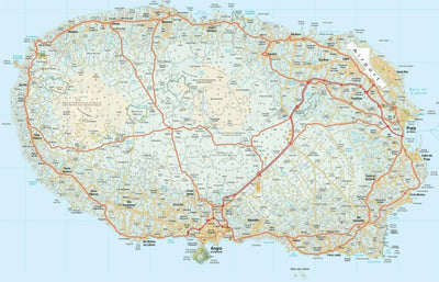 Azores Terceira Tour & Trail Map Preview 1