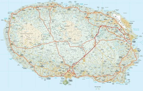 Azores Terceira Tour & Trail Map Preview 1