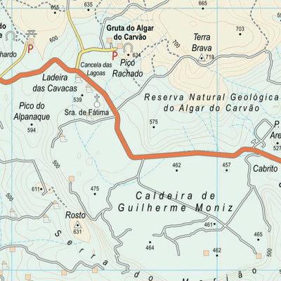 Azores Terceira Tour & Trail Map Preview 2