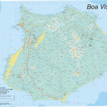 Cape Verde Boa Vista Tour & Trail Map Preview 1
