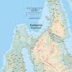 Kefalonia Tour & Trail Map North West map sheet Preview 1