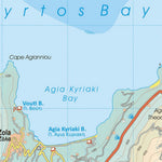 Kefalonia Tour & Trail Map North West map sheet Preview 2