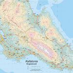 Kefalonia Tour & Trail Map South-East map sheet Preview 1