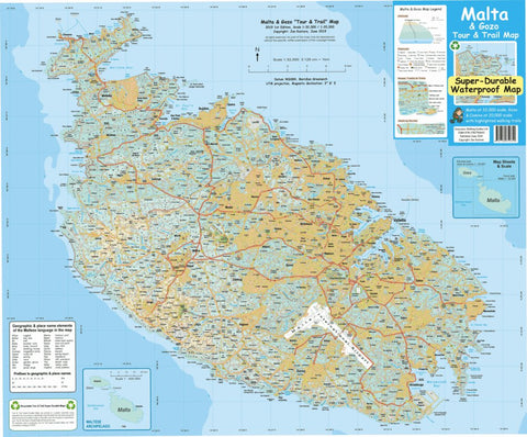 Malta Tour & Trail Map Preview 1