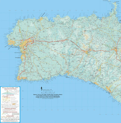 Menorca Tour & Trail Map West map sheet Preview 1