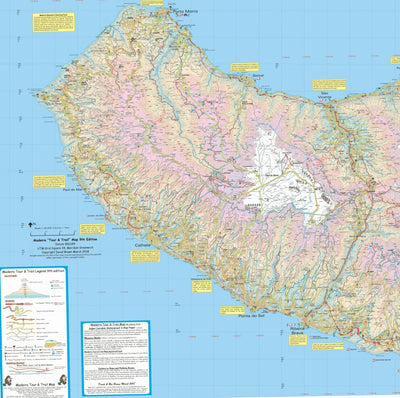 Madeira Tour & Trail Map West map sheet Preview 1