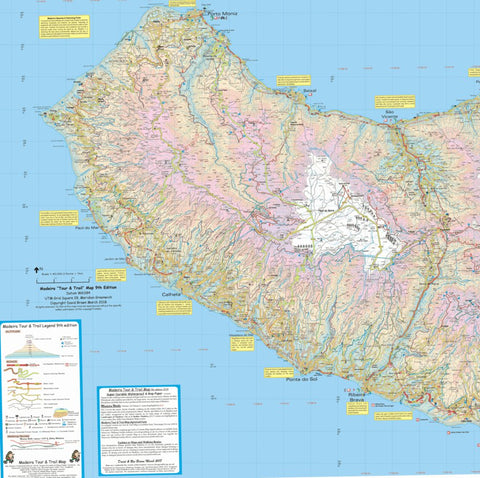 Madeira Tour & Trail Map West map sheet Preview 1