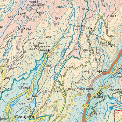 Madeira Tour & Trail Map West map sheet Preview 3