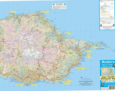 Madeira Tour & Trail Map East map sheet Preview 1
