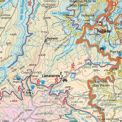 Madeira Tour & Trail Map East map sheet Preview 2
