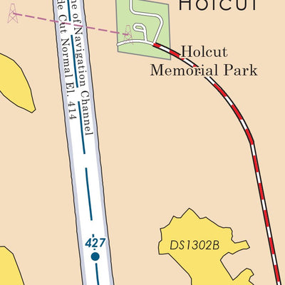 Tennessee-Tombigbee Waterway Chart 06: Historic Miles 426-429 Preview 3