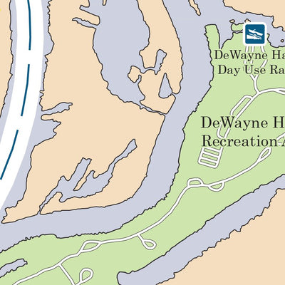 Tennessee-Tombigbee Waterway Chart 28: Historic Miles 340-343 Preview 3