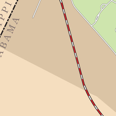 Tennessee-Tombigbee Waterway Chart 36: Historic Miles 307-310 Preview 2