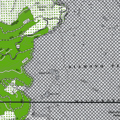 Willamette NF - Middle Fork RD South Firewood Map Preview 2