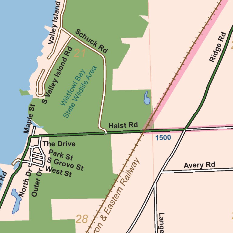 South ½ Fairhaven Township, Huron County, Michigan Map by Donald Dale ...