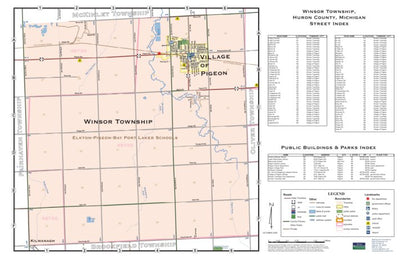 Winsor Township and Village of Pigeon, Huron County, Michigan Preview 1