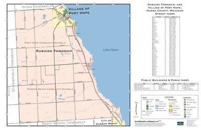 Rubicon Township and Village of Port Hope, Huron County, Michigan Preview 1