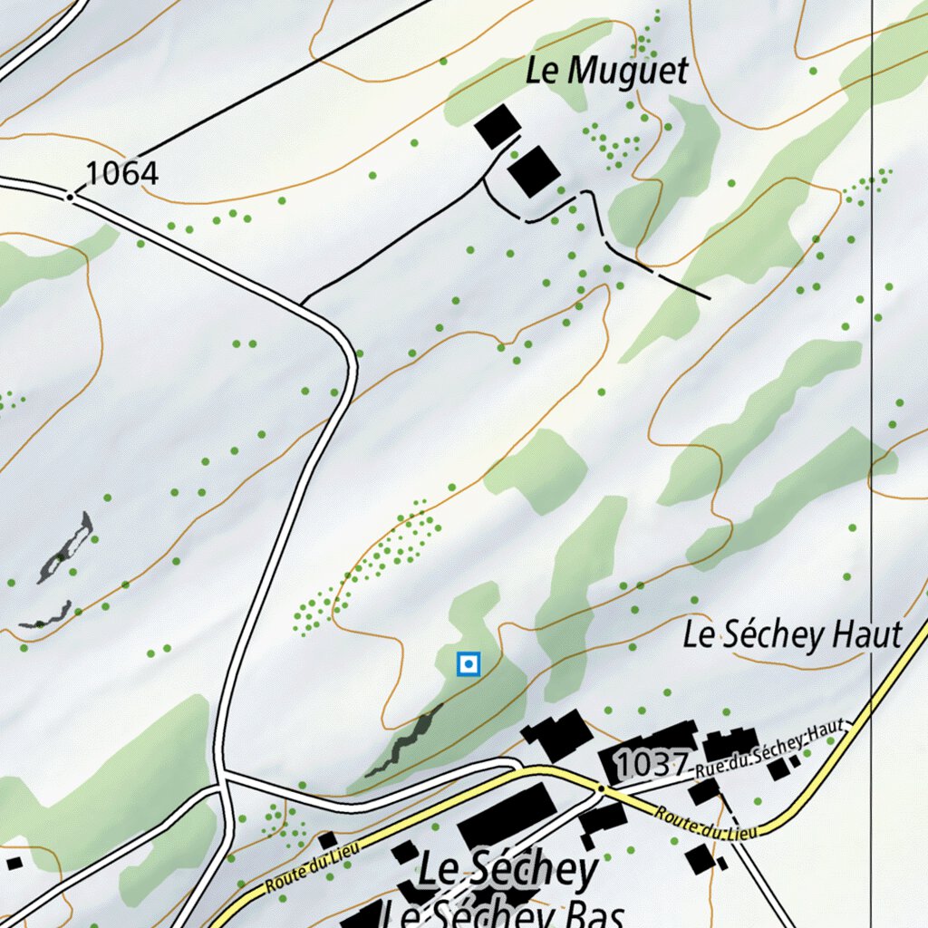 Le Lieu 1, 1:10,000 Map by SwissTopo | Avenza Maps