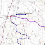 Central Oregon SxS Where to Ride 6 Mile Sno-Park to Fort Rock 3 Map Bundle Preview 2
