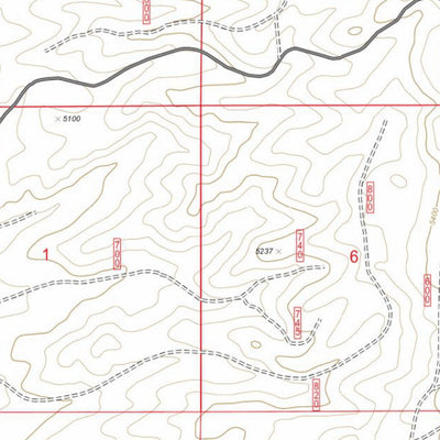 Central Oregon SxS Where to Ride 6 Mile Sno-Park to Fort Rock Map#1 Preview 2