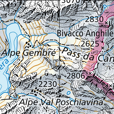 Passo del Maloja, 1:100,000 Preview 2