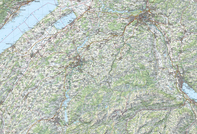 Saane / Sarine, 1:100,000 Preview 1