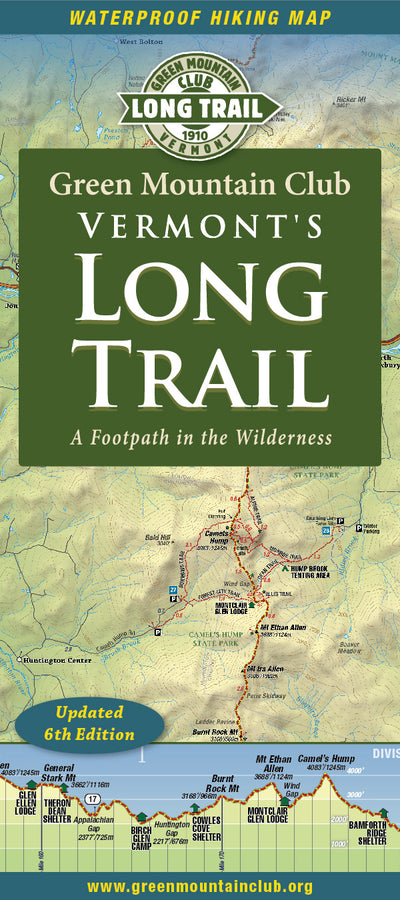 Long Trail Map 6th edition Preview 1