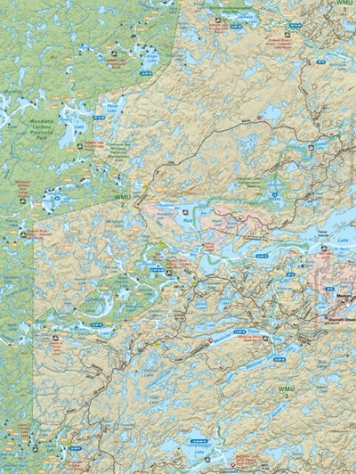 NWON61 Medicine Stone Lake - Northwestern Ontario Topo Preview 1