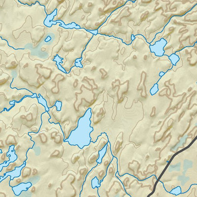 NWON61 Medicine Stone Lake - Northwestern Ontario Topo Preview 3