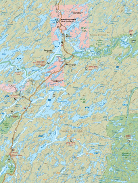 NWON67 Mishkeegogamang (New Osnaburgh) - Northwestern Ontario Topo Preview 1