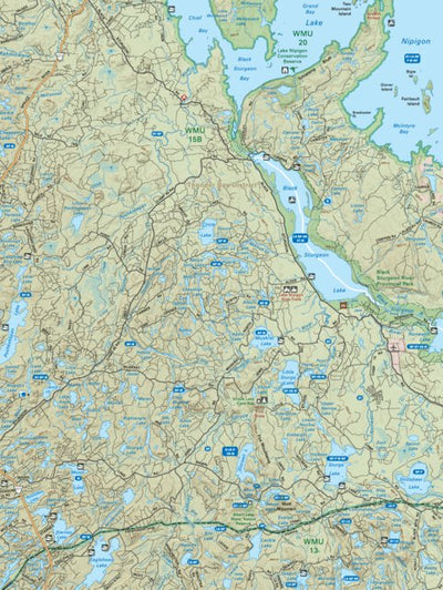 NWON29 Black Sturgeon Lake - Northwestern Ontario Topo Preview 1