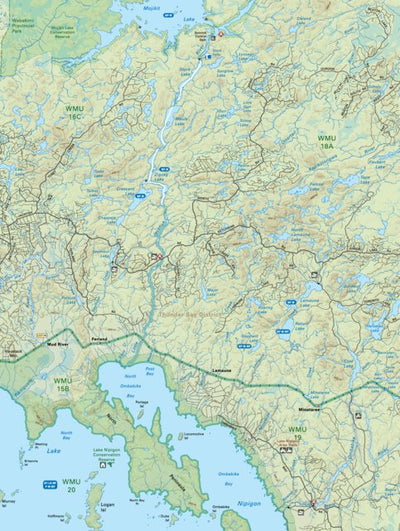 NWON56 Mud River - Northwestern Ontario Topo Preview 1