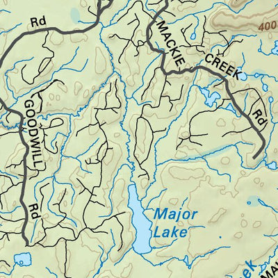 NWON56 Mud River - Northwestern Ontario Topo Preview 2