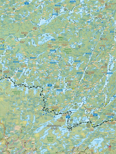NWON02 Quetico Provincial Park - Northwestern Ontario Topo Preview 1