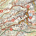 4 Vallées, 1:25'000, Hiking Map Preview 3