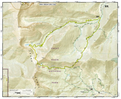 269 Great Basin National Park (Baker Johnson Lakes inset) Preview 1