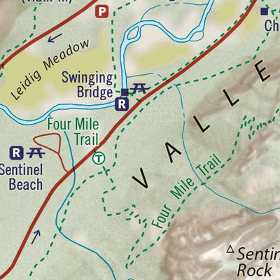 Yosemite Valley Map Preview 2