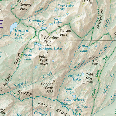 Yosemite National Park Map Preview 3