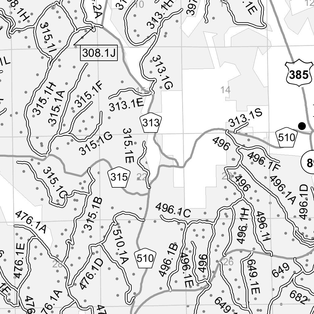 Black Hills NF - MVUM - Map Bundle by US Forest Service R2 Rocky ...