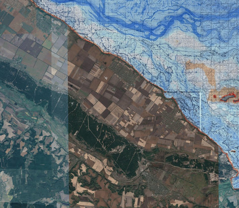5.Кременчуцьке водосховище. Карта до затоплення Preview 1