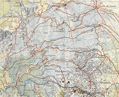 Pays du St-Bernard, 1:25‘000, Hiking Map Preview 2