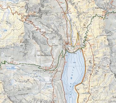 Val d'Herens, 1:25'000, Hiking Map Preview 3